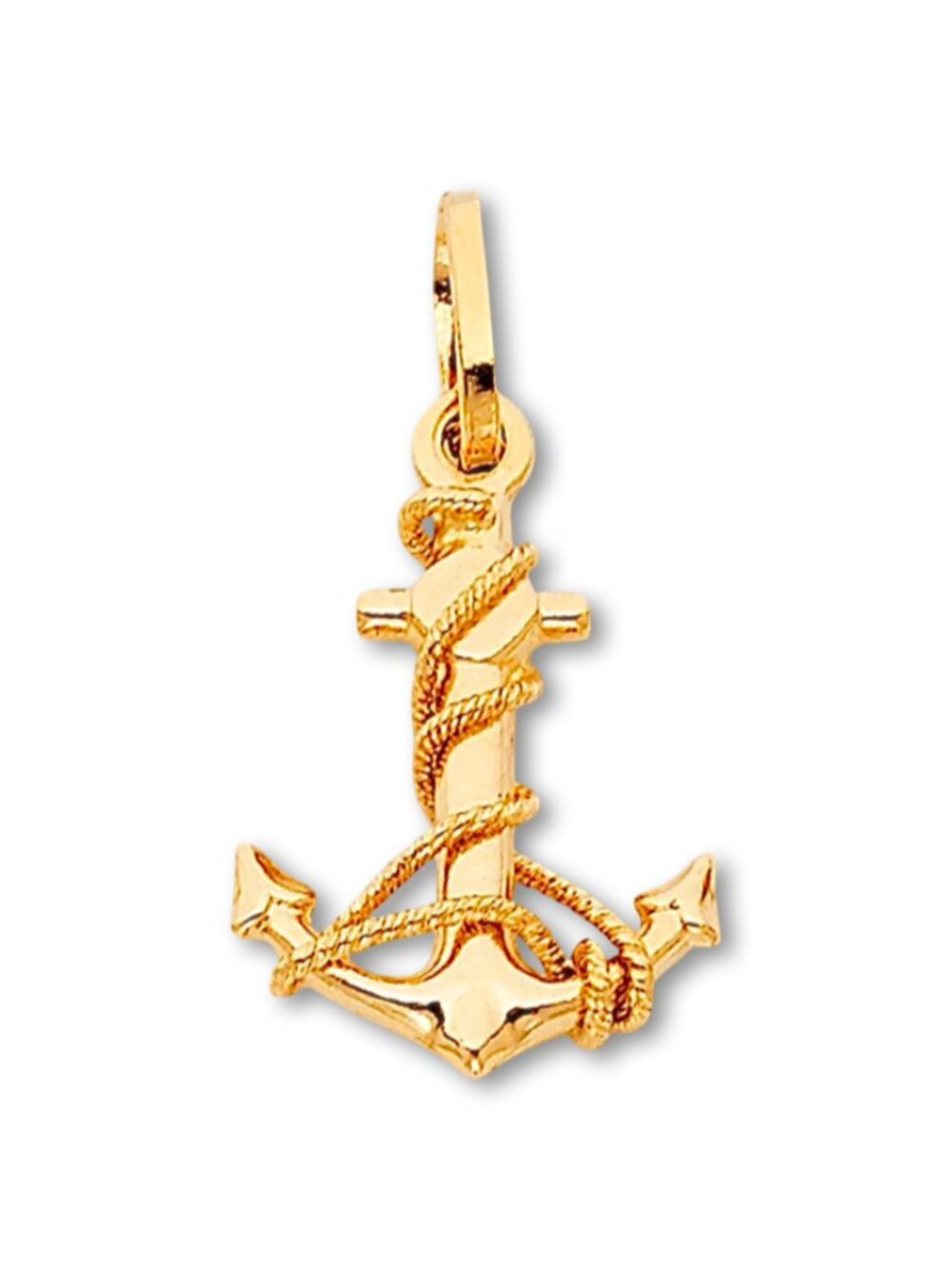 14K Gold Anchor Pendant | Nautical Symbol of Hope & Strength By Tehrani Jewelry